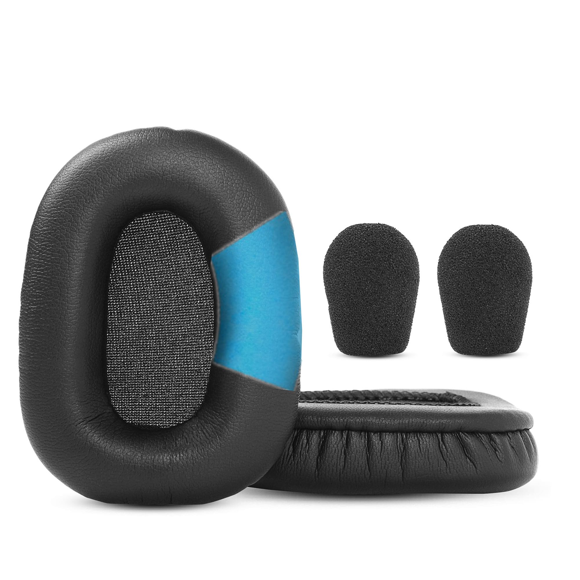 Replacement Ear Pads Cushions for VXI BlueParrott B450-XT/S450-XT/B550-XT - Noise Canceling Bluetooth Headset Protein Leather Earpads - Comfort Upgrade for Truckers & Call Center Professionals