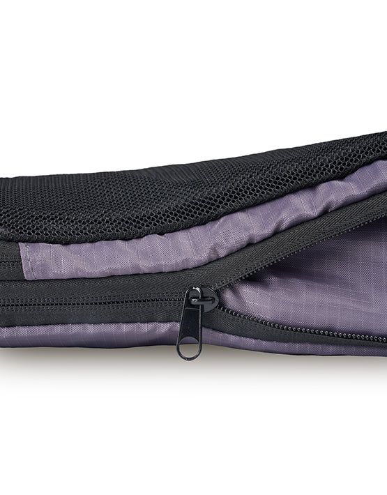 TOSCA TCA063 M 2PK Medium Compression Packing Cubes for Travel - Black | Space-Saving Organizers for Suitcases, Backpacks & Closet Storage