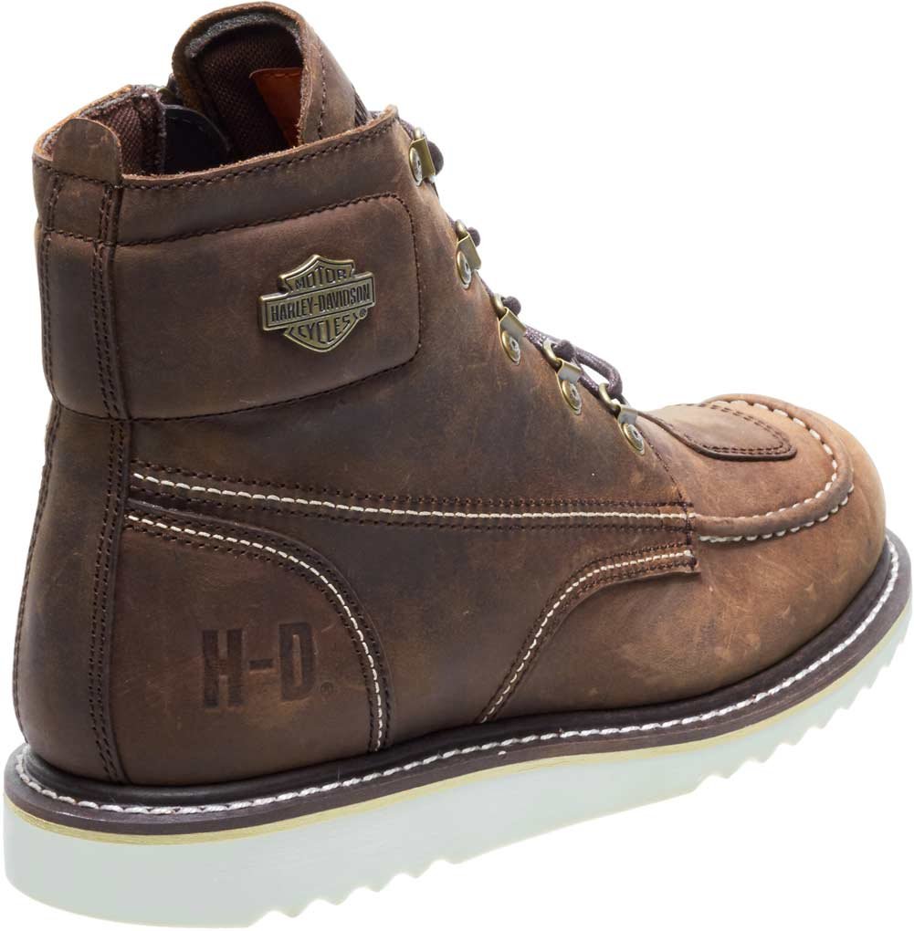 Harley-Davidson Men's Hagerman 5-Inch Brown Leather Motorcycle Boots - Durable Riding Boots for Cruiser Bikes & Long Distance Touring