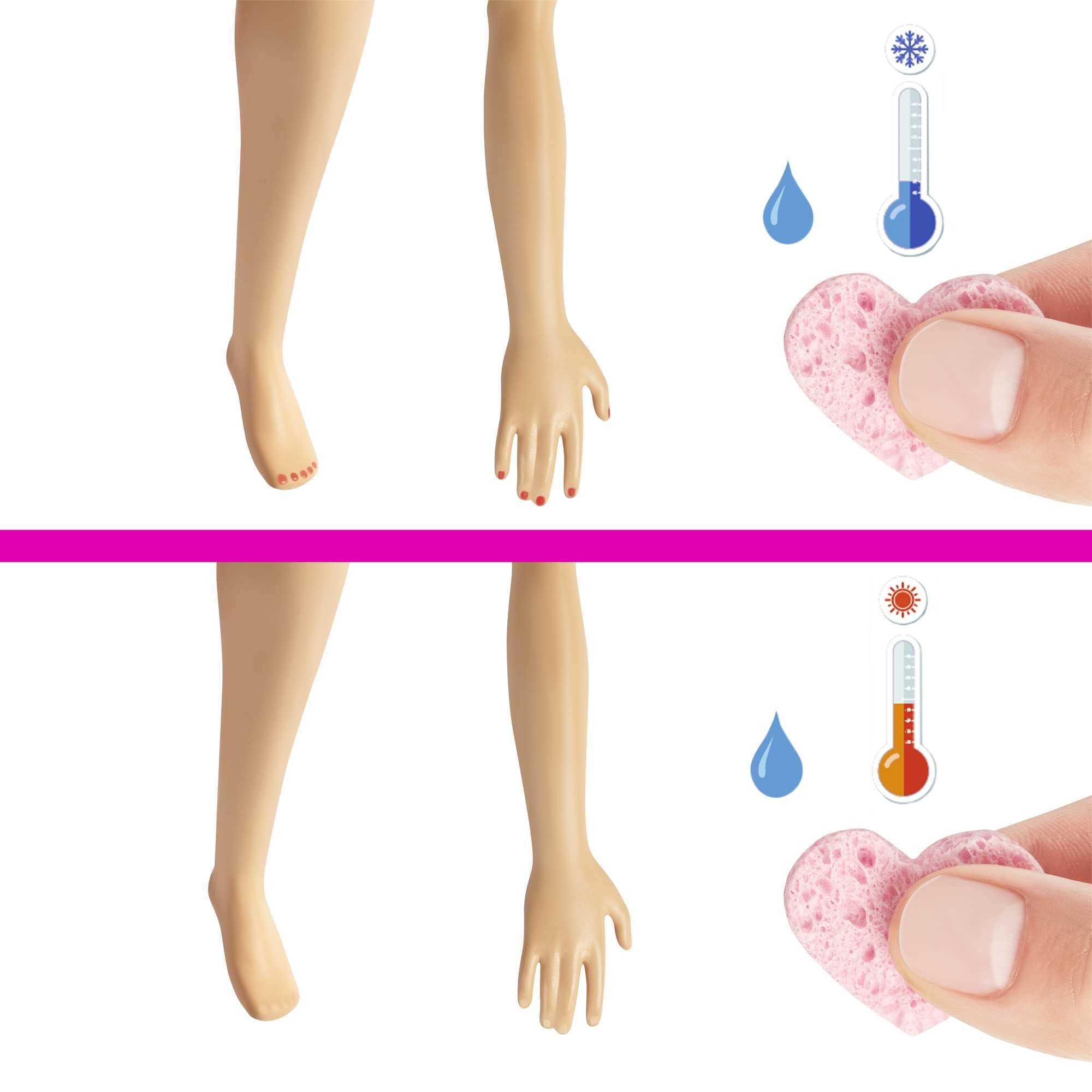 Barbie Mani-Pedi Spa Set - Ultimate Nail Care Kit for Girls, Kids Pretend Play & DIY Salon Toys - Perfect Birthday Gift for 3-8 Year Olds (Pink) | At-Home Spa Day, Playdates & Creative Role Play Fun