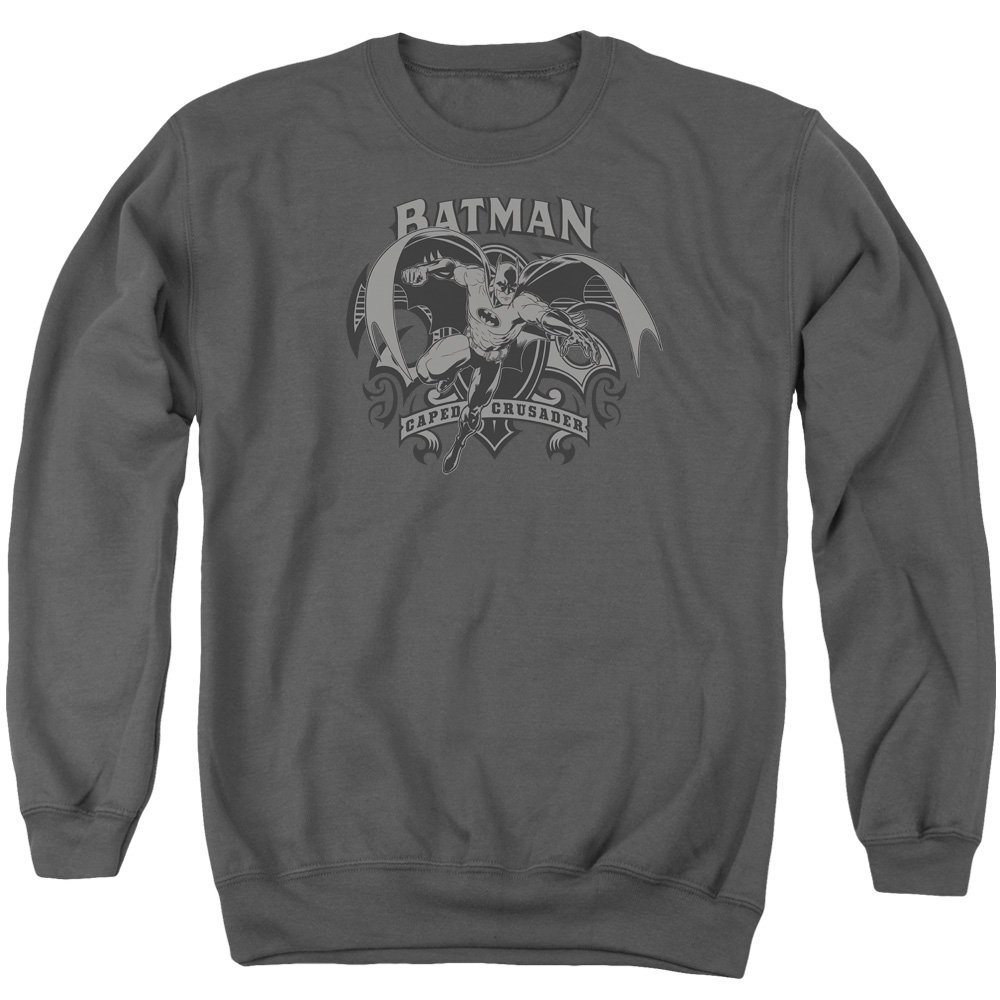 Batman Crusade Unisex Crewneck Sweatshirt for Men & Women | Soft Cotton Pullover Hoodie | Casual Wear, Cosplay & Superhero Fan Gift