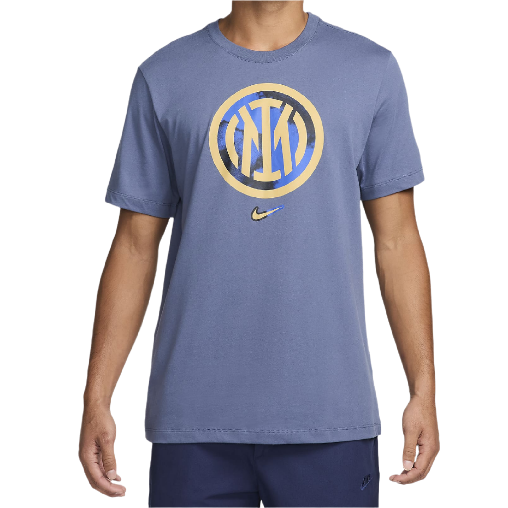 Nike Inter Milan Crest Tee 2024/25 - Official Football Jersey for Men - Perfect for Match Day & Fan Support