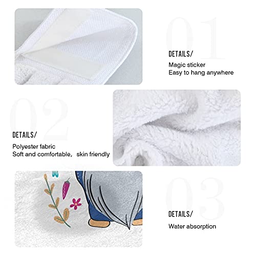 Mexican Gnomes Summer Kitchen Hand Towels 2 Pack - Cute Funny Stove Towels for Bathroom & Kitchen with Hanging Loop | Perfect for Decor, Gifts, and Everyday Use
