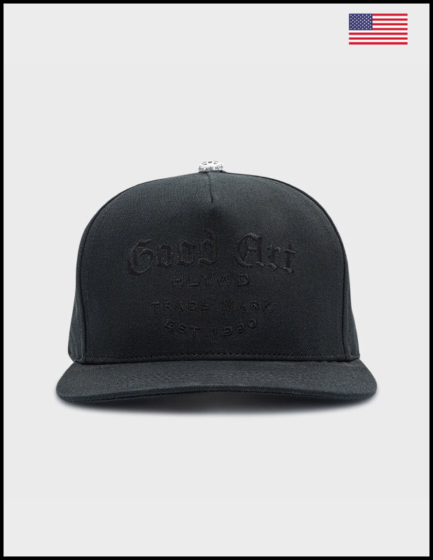 Premium All Black High Crown Snapback Cap - Stylish Adjustable Hat for Men & Women - Perfect for Casual Wear, Sports, and Outdoor Activities