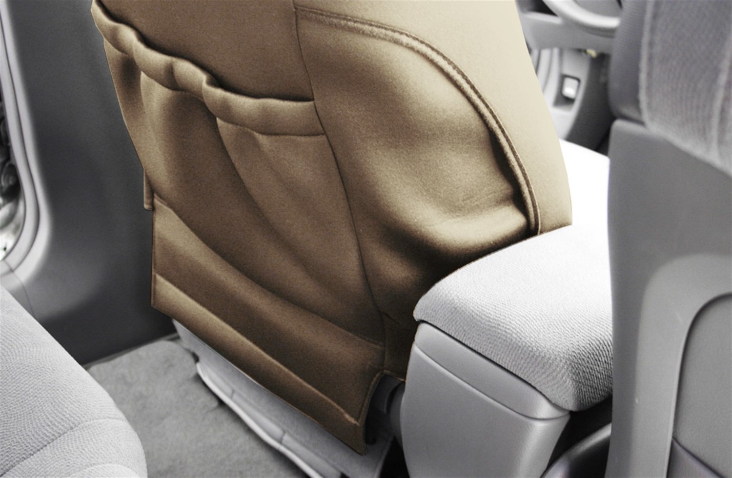 CalTrend NeoSupreme High Back Bucket Seat Covers for 1980-1995 Jeep CJ7 & Wrangler - Beige Insert & Trim | Durable Custom Fit Protection for Off-Road Adventures & Daily Driving