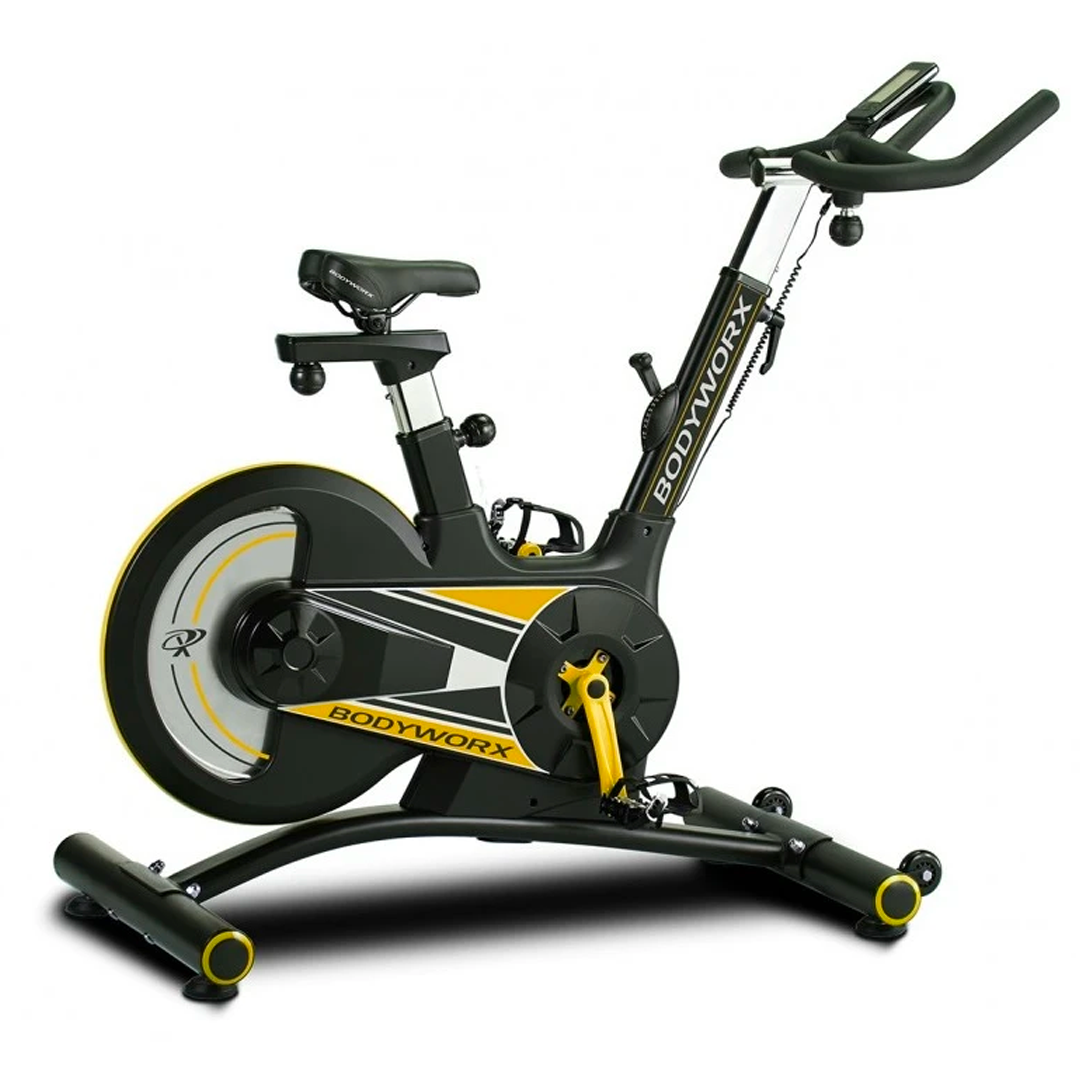 Bodyworx AIC850 Indoor Cycling Bike - Heavy Duty Rear Drive Spin Bike for Home Gym & Cardio Workouts - Perfect for HIIT, Endurance Training & Studio-Style Cycling Classes