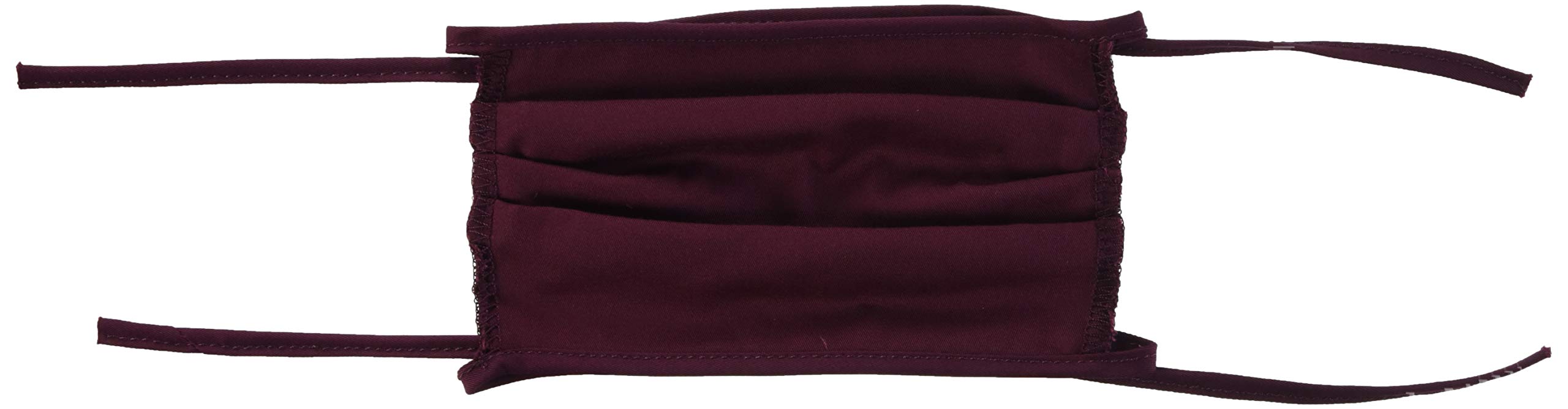 Adjustable Cotton Blend Face Mask 3-Pack - Breathable Red Twill Fabric, One Size Fits Most (226677) for Daily Wear, Travel & Outdoor Activities