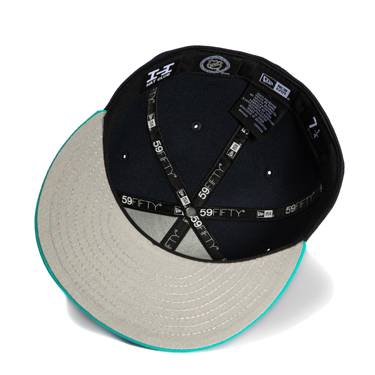 New Era 59Fifty New York Islanders Snapback Baseball Cap - Navy & Teal Adjustable Hat for Men & Women - Perfect for Sports Fans, Casual Wear & Outdoor Activities