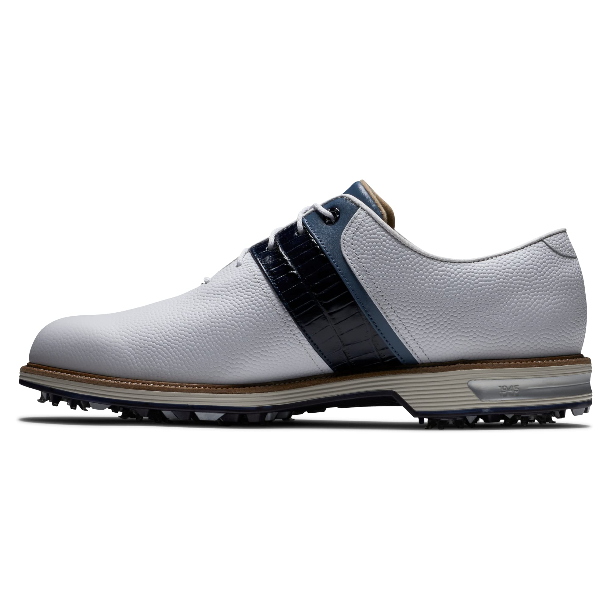 FootJoy Men's Premiere Series Packard Golf Shoes - Waterproof Spiked Golf Shoes for Men with Superior Comfort & Traction | Perfect for Professional Golfers & Weekend Players on the Course