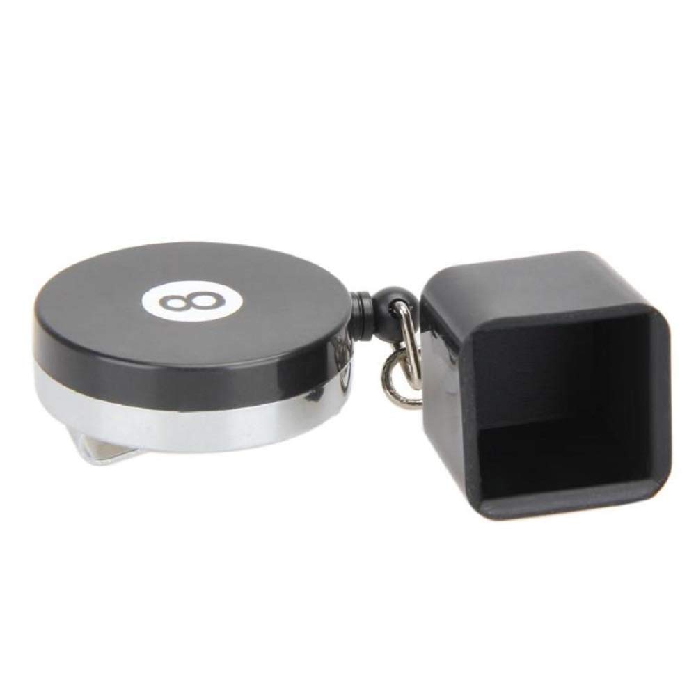 Retractable Pool Cue Chalk Holder - Belt Clip Snooker Accessory for Billiards Players | Perfect for Bar, Game Room & Professional Tournament Use