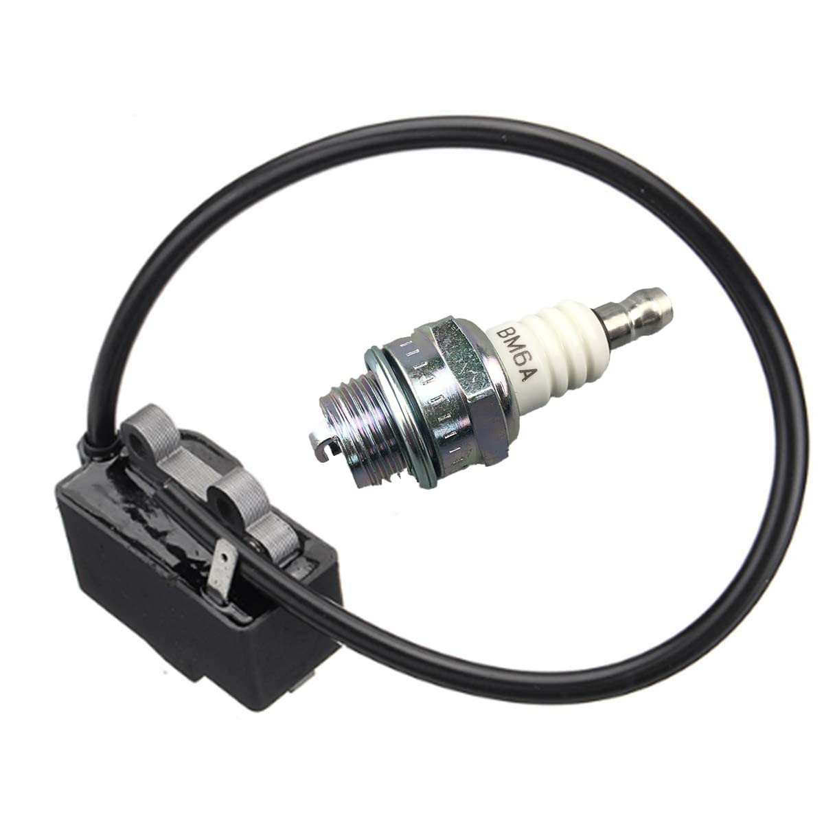 Shindaiwa Echo PB-500H PB-500T PB-500 Series Ignition Coil with BM6A Spark Plug - Compatible with BPM8Y BPMR8Y Gas/Petrol Leaf Blower - Perfect for Lawn Maintenance & Yard Cleaning