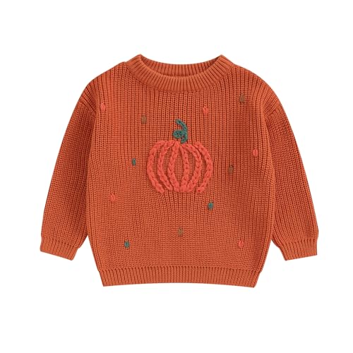 Orange Pumpkin Embroidery