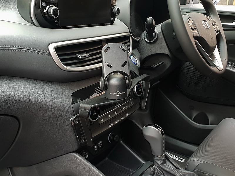 Industrial Evolution InDash Mount for Hyundai Tucson (2016-2020) - Secure Phone Holder for Hands-Free Navigation & Driving - Perfect for Commuting, Road Trips & GPS Use