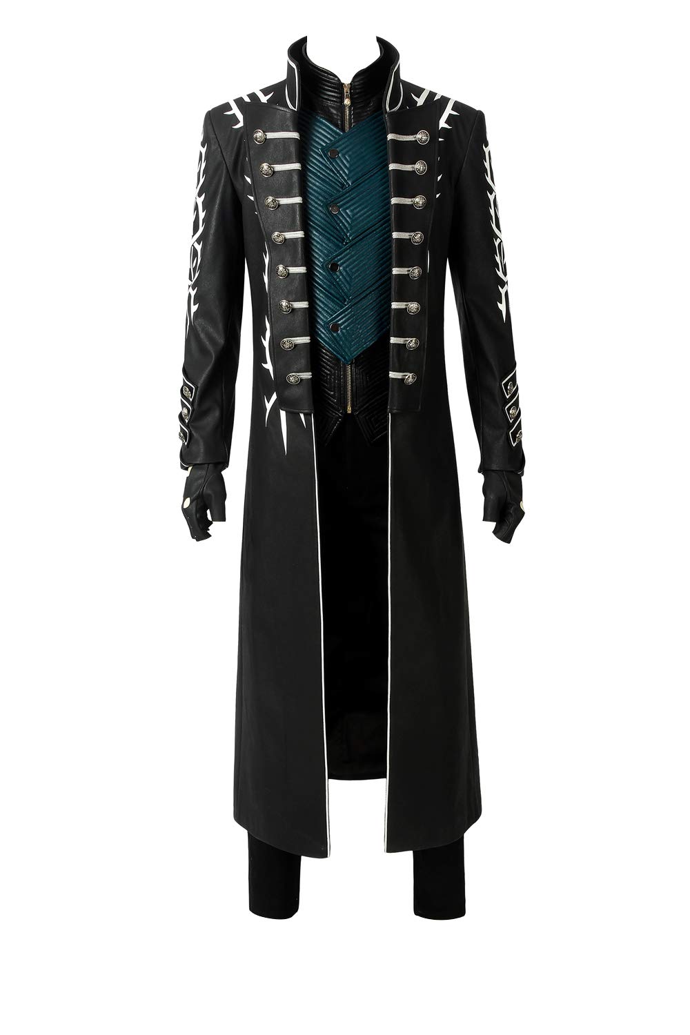 Devil May Cry 5 Dark Slayer Vergil Cosplay Costume - Premium Halloween Outfit for Men | Video Game Cosplay, Anime Convention & Halloween Party Costume