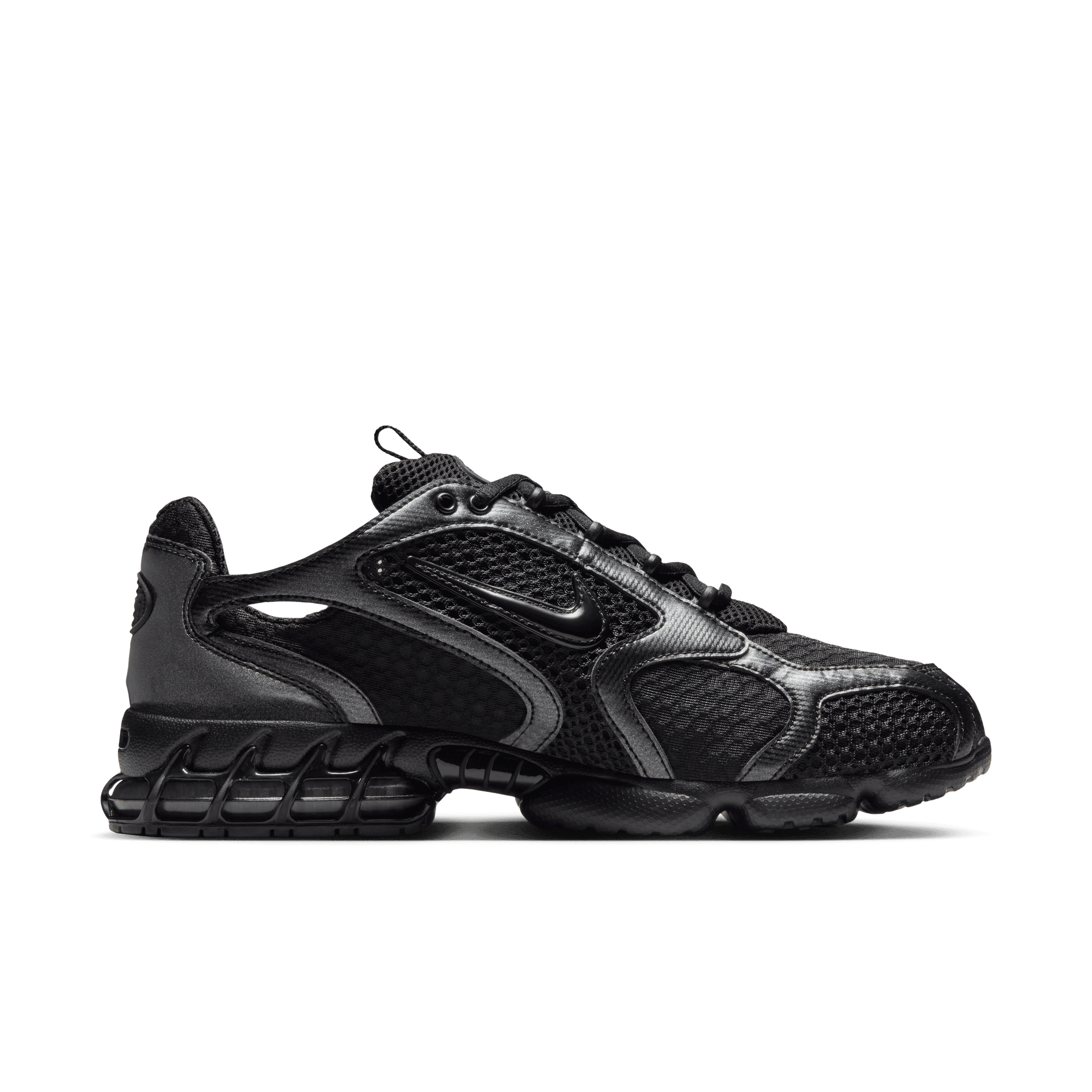 Nike Air Zoom Spiridon Cage 2 Triple Black Men's Running Shoes - Perfect for Jogging, Gym Workouts & Casual Wear