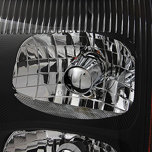 AKKON Black Bezel HID Xenon Headlights Replacement Set for Cadillac Escalade - Upgrade Front Lamps for Improved Night Visibility & Style | Perfect for Off-Roading, City Driving & Car Customization