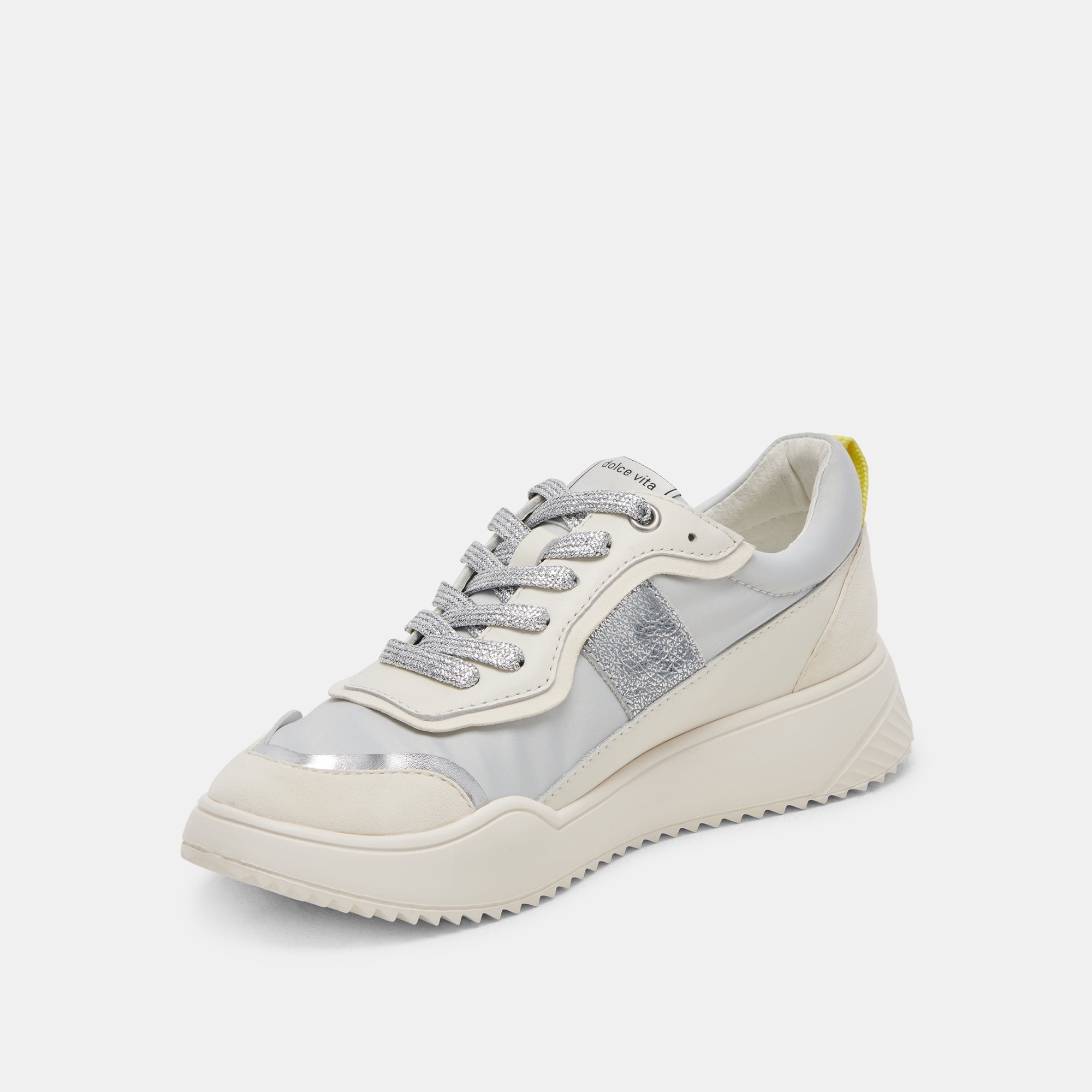 LAVINE Silver Multi Nylon Sneakers - Lightweight Comfortable Running Shoes for Women & Men | Perfect for Gym, Workout, and Casual Wear