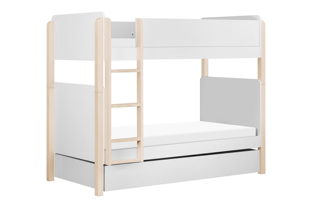 Babyletto Tip Toe Bunk Bed - Twin Over Twin Kids Bunk Bed with Ladder, Safety Rails & Modern Design | Perfect for Small Rooms, Shared Kids Bedrooms & Sleepovers