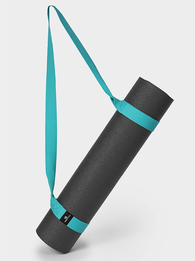 Organic Cotton Yoga Mat Strap Carrier for Yoga Studio - Premium Yoga Mat Holder with Adjustable Shoulder Strap - Perfect for Yoga Class, Gym, Travel & Outdoor Workouts