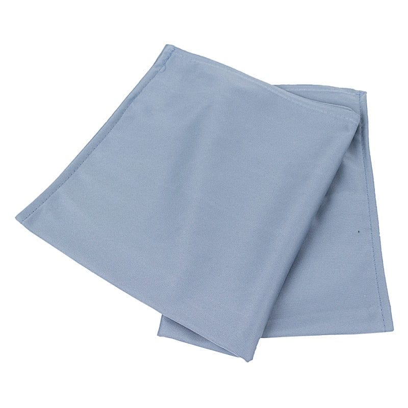 5 Premium 20x20 Inch Scuba Polyester Dinner Napkins - Soft & Absorbent for Fine Dining, Weddings & Formal Events