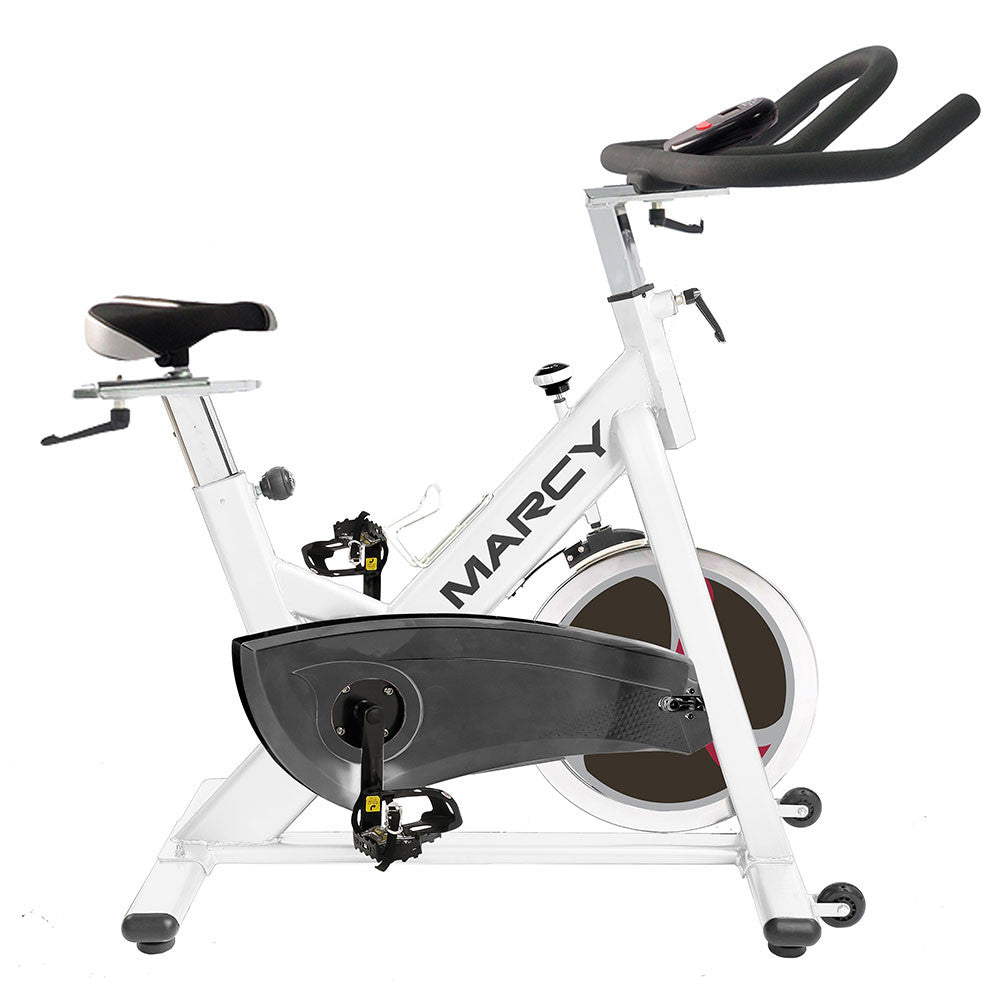 Marcy Club Trainer Exercise Bike - NSP 490 Stationary Bike for Home Gym | Indoor Cycling Workout for Cardio & Strength Training