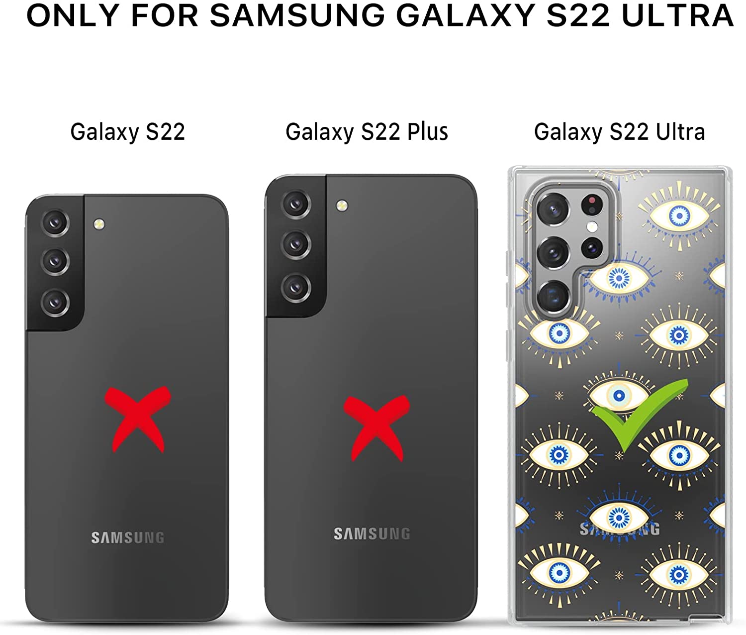 Samsung Galaxy S22 Ultra Case - Slim Clear Crystal Soft TPU Bumper Phone Cover with Shock Absorption | Perfect for Everyday Use, Travel & Outdoor Activities