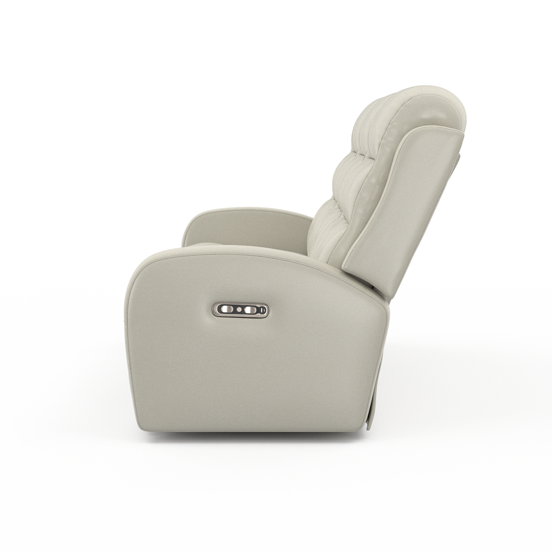 Cass Dual Power Reclining Sofa - Electric Lift Recliner with USB Charging & Massage, Modern Comfort for Living Room, Home Theater, and Office (Brown)