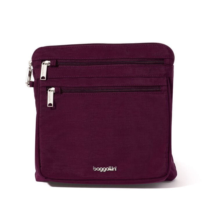 Baggallini Securtex Anti-Theft Large Crossbody Bag for Women - RFID Blocking, Travel & Everyday Use - Secure & Stylish Purse for Commuting, Shopping & Vacation