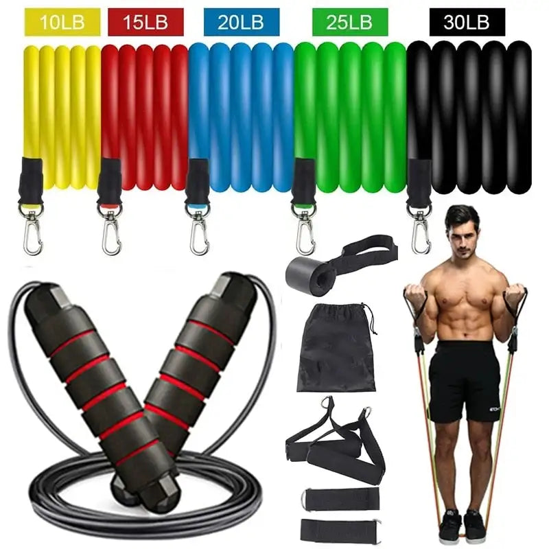 ToneTrainer Resistance Bands Set - Professional Workout Bands for Home Gym, Physical Therapy & Muscle Training - Perfect for Strength Exercises, Yoga, and Fitness Enthusiasts