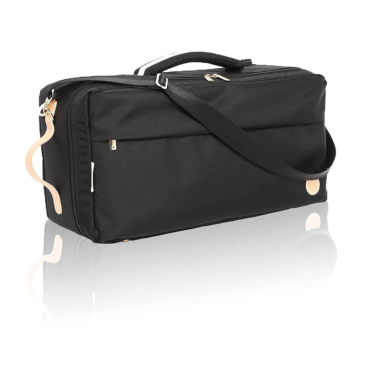 CURTIS Trumpet Double/Triple Multi Bag T4T - Durable Black Instrument Case for Trumpets, Flugelhorns & Cornets - Perfect for Musicians, Band Practice & Travel Accessories