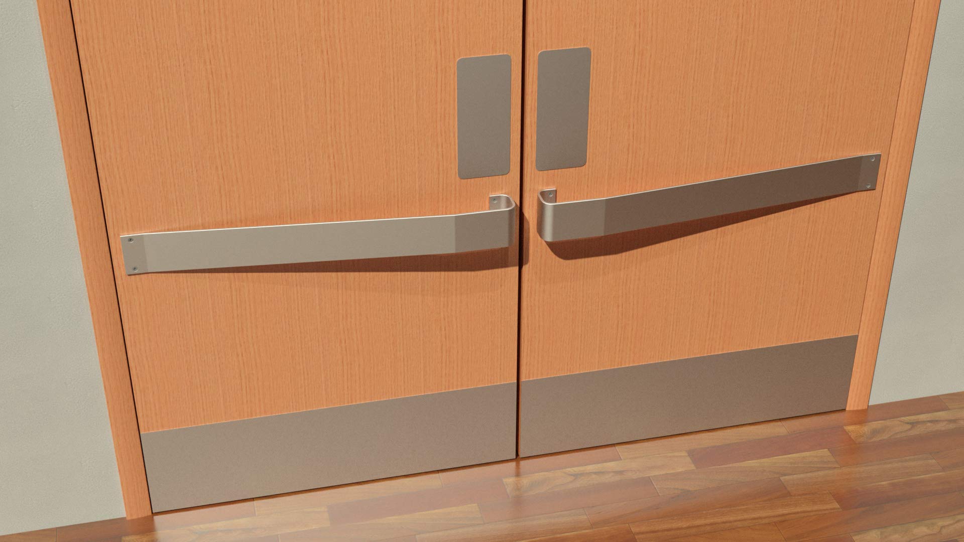 Stainless Steel Self-Adhesive Door Kick Plate - 8
