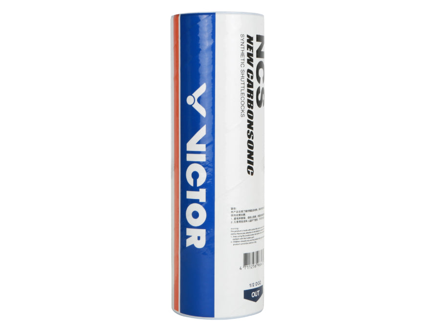 Victor NCS New Carbonsonic Badminton Shuttlecocks - Premium Feather Shuttlecocks for Professional & Recreational Play - Perfect for Tournaments, Training & Backyard Games