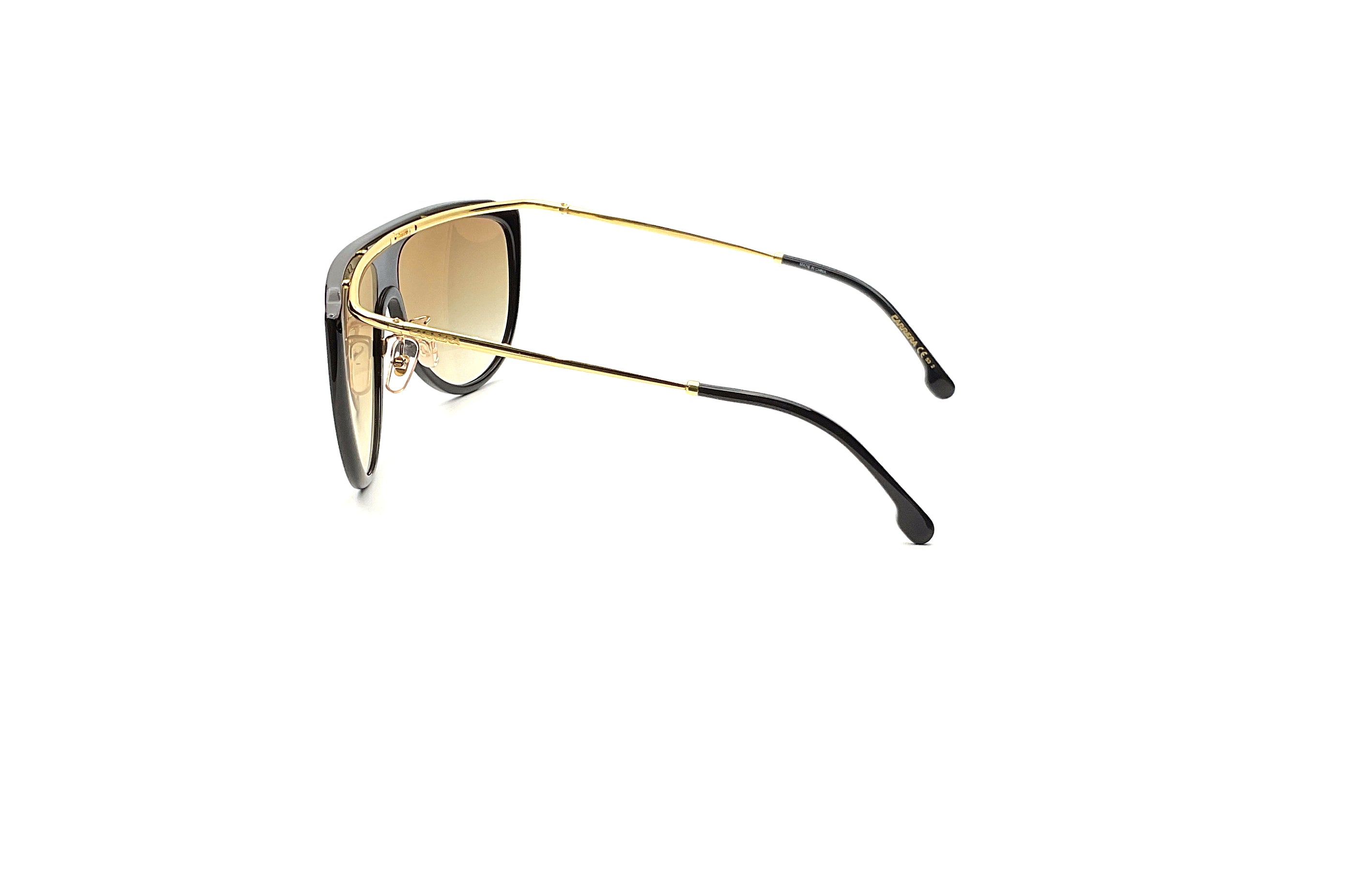 Carrera 1023/3 Black Gold Sunglasses - Polarized UV Protection for Men & Women - Perfect for Driving, Running, and Outdoor Activities