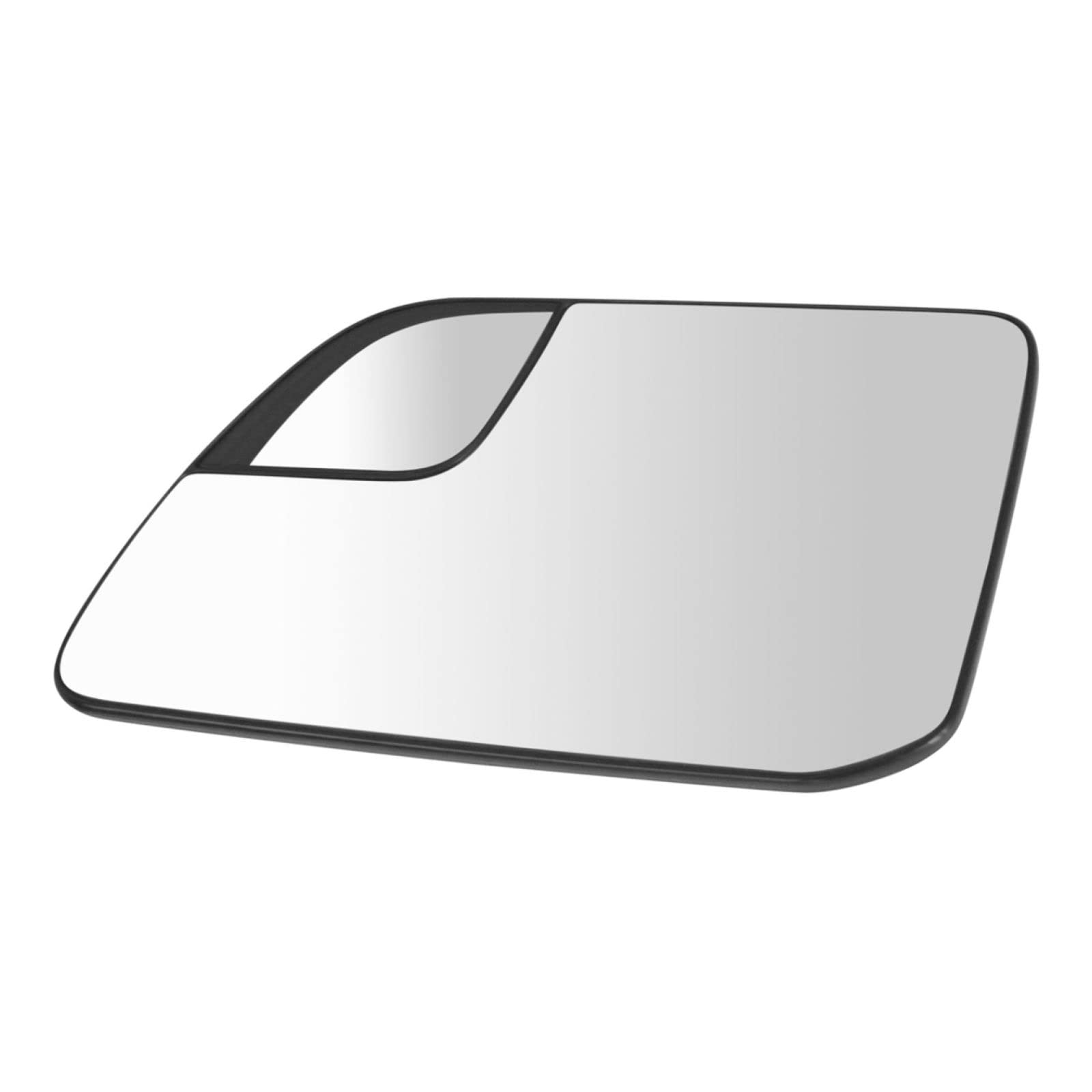Power Heated Mirror Glass with Spotter Glass & Backing LH - Compatible with Ford & Lincoln Vehicles - Perfect for Winter Driving & Enhanced Visibility
