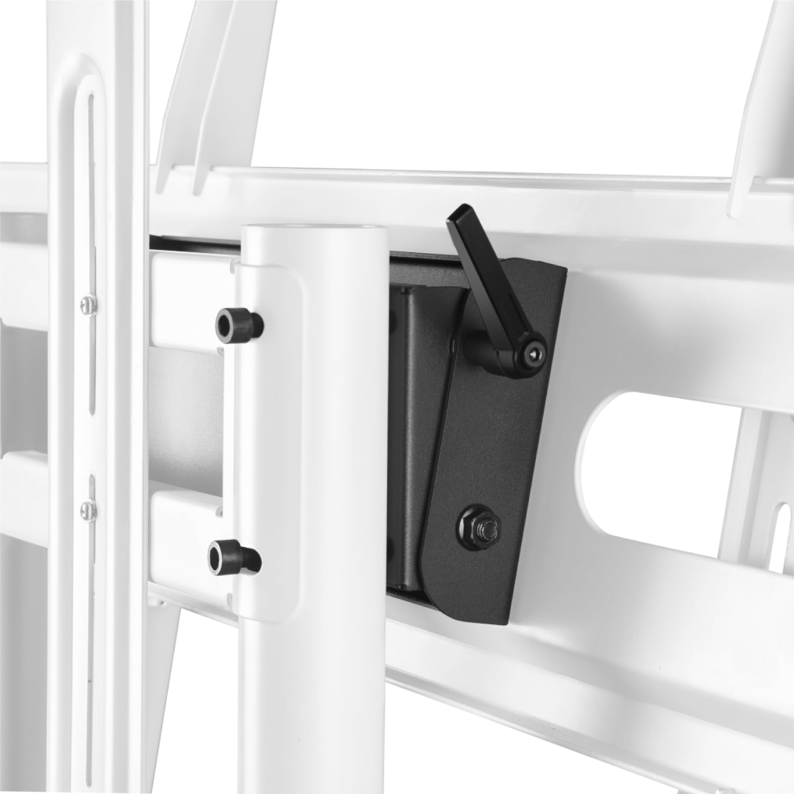 ONKRON Tilting Adapter Panel for TS1551 & TS1552 Mobile TV Stand - Adjustable 10-Degree Screen Tilt Adapter for Rolling TV Carts - Portable TV Stand with Wheels (Black) - Perfect for Classrooms, Hospitals, and Conference Rooms