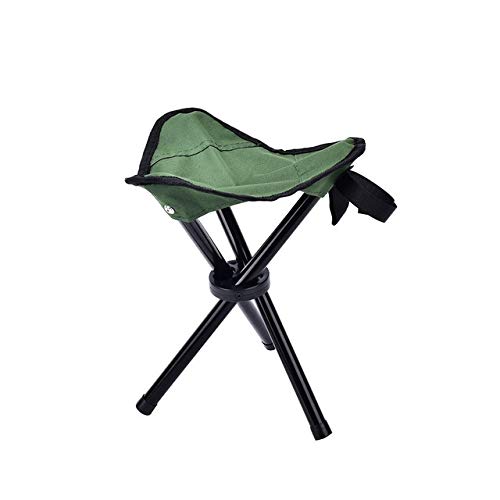 CHENGHUIXIN Ultralight Folding Fishing Chair Stool - Portable Camping Chair for Outdoor Activities, Fishing Trips & Picnics (Green, One Size)