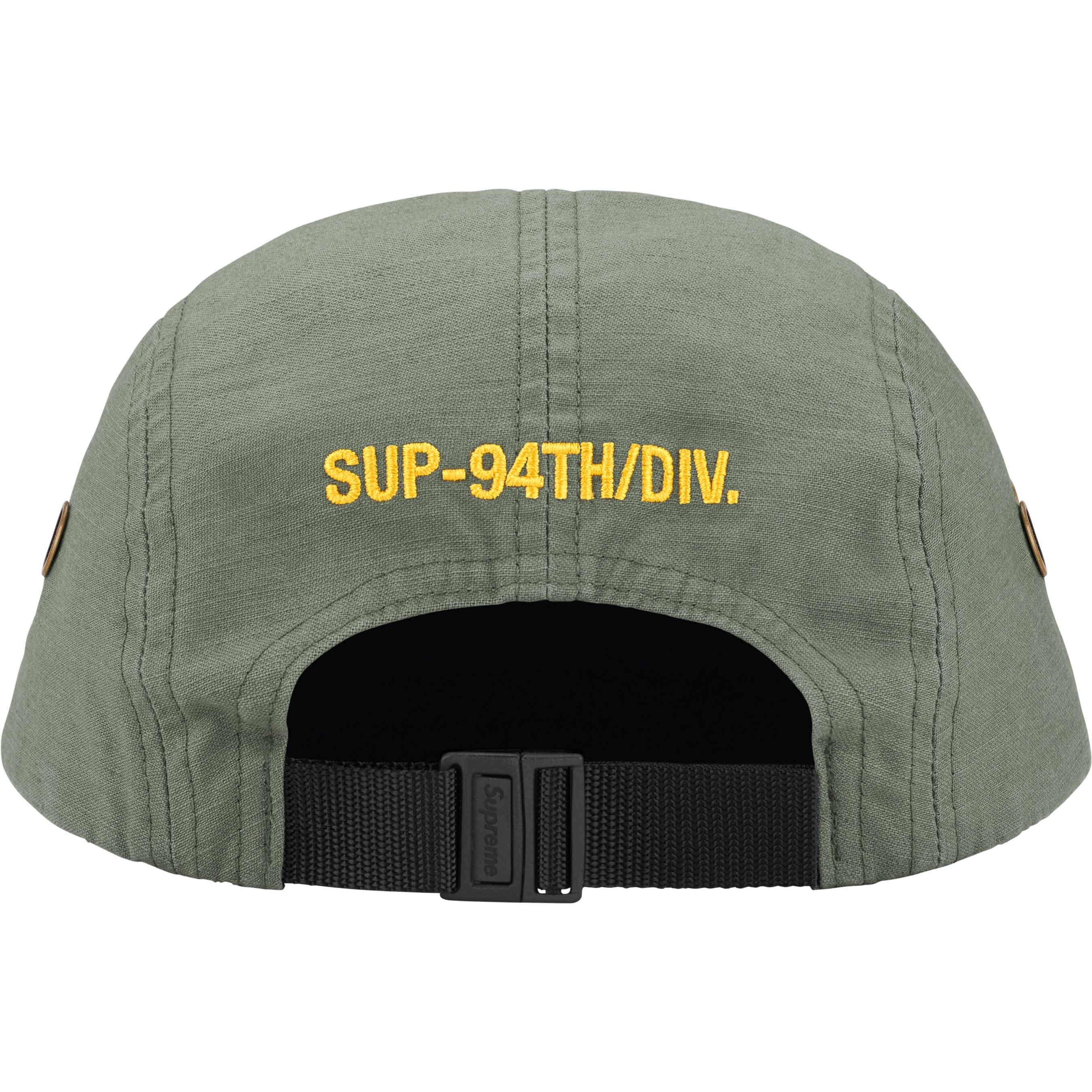Supreme Military Camp Cap - Olive Green Army Hat for Men & Women - Outdoor Hiking, Streetwear Fashion, Urban Style Accessory