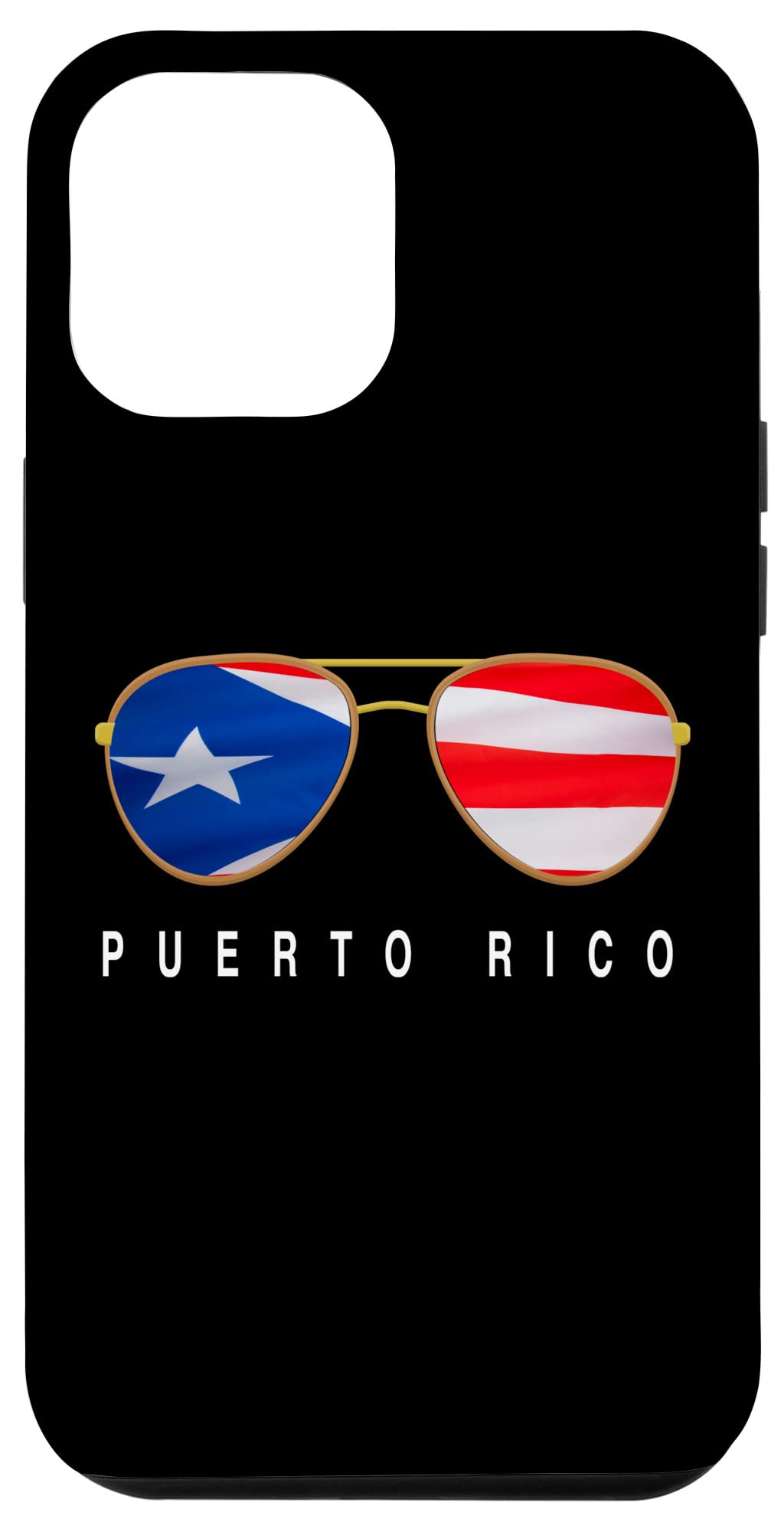 iPhone 12 Pro Max Case with Puerto Rican Flag Design - Durable Protective Phone Cover for Travel, Beach & Outdoor Adventures