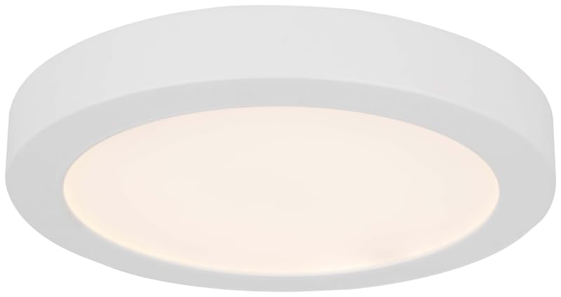 7.5 Inch LED Ceiling Light Fixture - Energy Efficient White Light for Home, Office, and Commercial Spaces