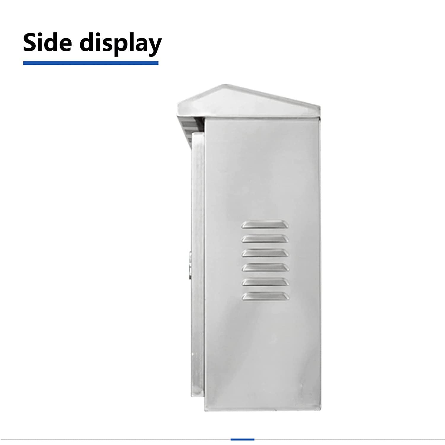 Heavy Duty Outdoor Stainless Steel Electrical Enclosure Box - IP65 Waterproof NEMA Rated Junction Box (31.5