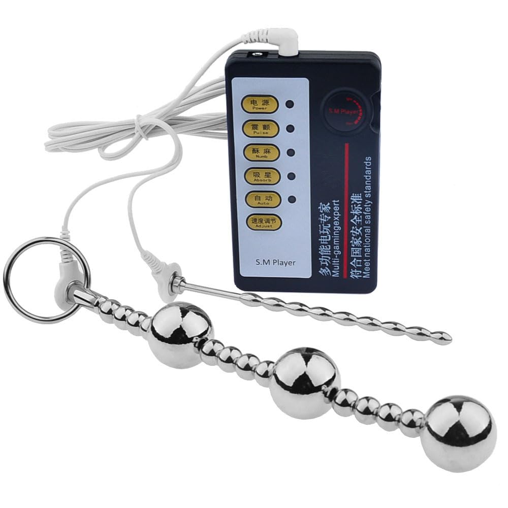 Premium Metal Urethral Catheter Sounds Penis Plug for Men - Urethral Stimulation & Prostate Massage - Adult Sex Toy for Couples & Solo Play - Enhance Intimacy & Pleasure in the Bedroom