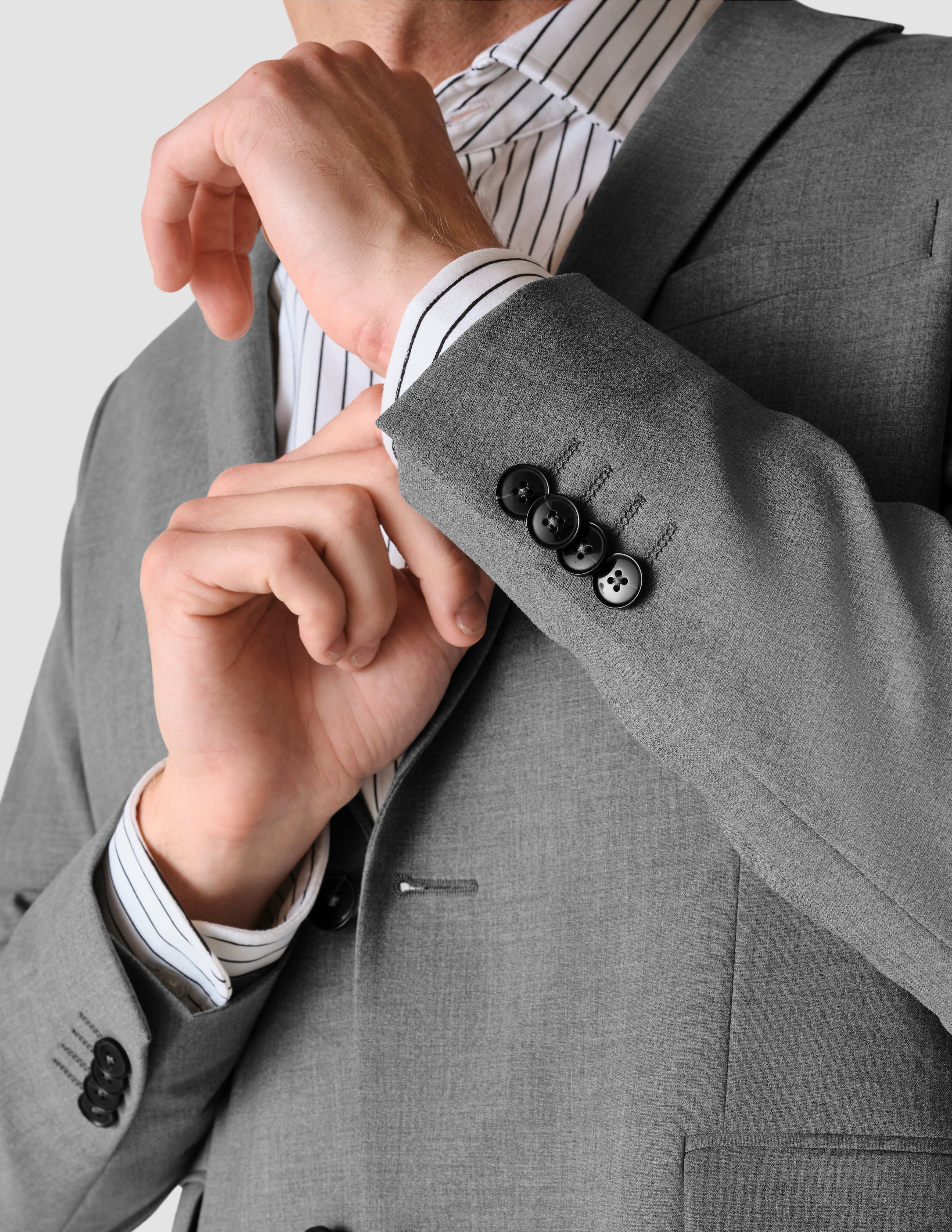 Premium Essential Suit in Cloud Grey - Perfect for Business Meetings, Office Wear & Formal Events