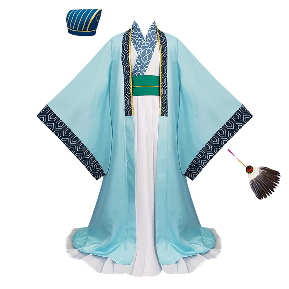 Ya Boy Kongming Cosplay Costume - Traditional Chinese Hanfu Robe Outfit for Men | Perfect for Anime Conventions, Halloween & Historical Reenactments