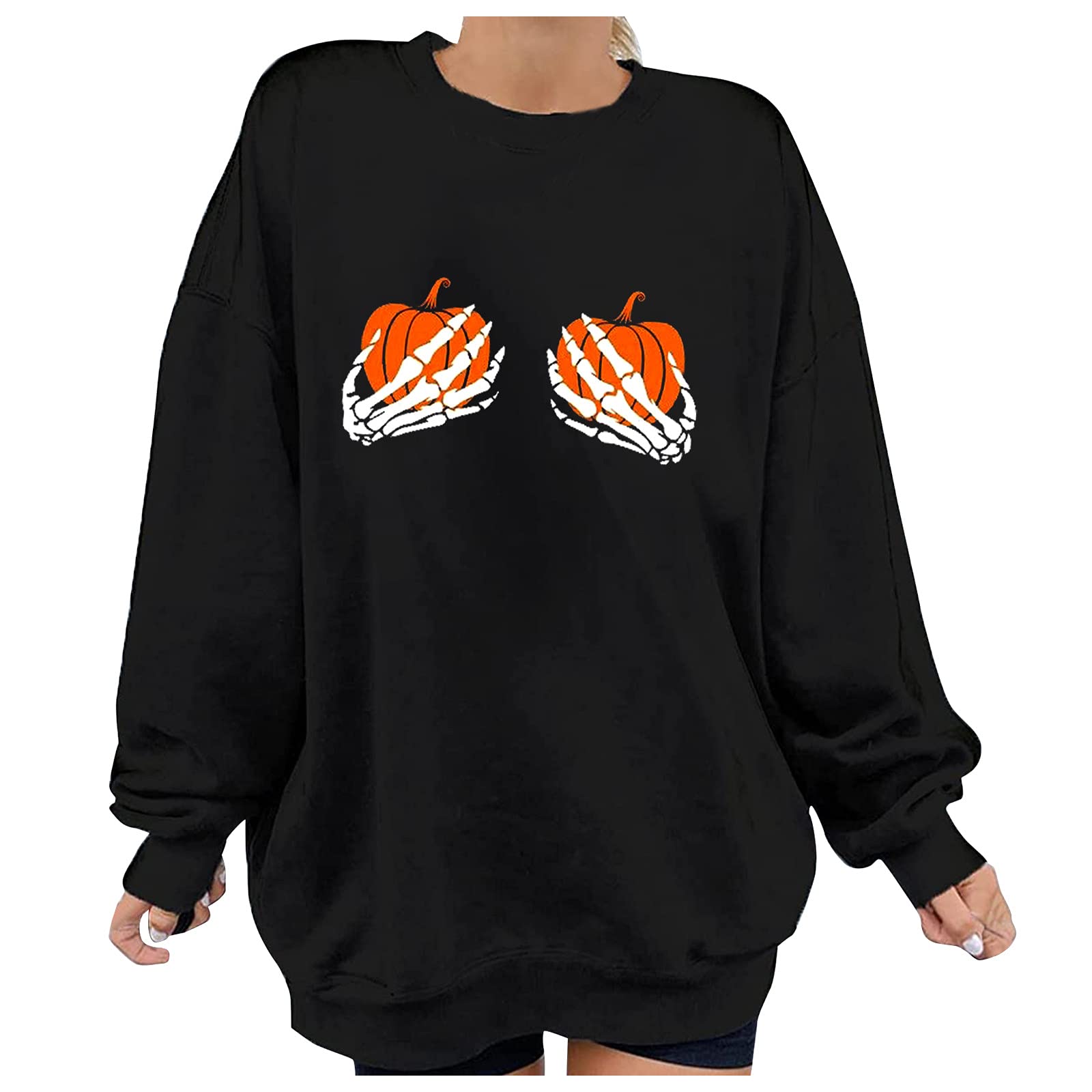 Women's Fankle Crewneck Sweatshirt - Long Sleeve Casual Pullover for Workout, Lounge & Everyday Wear | Soft Comfortable Cotton Blend Top for Women