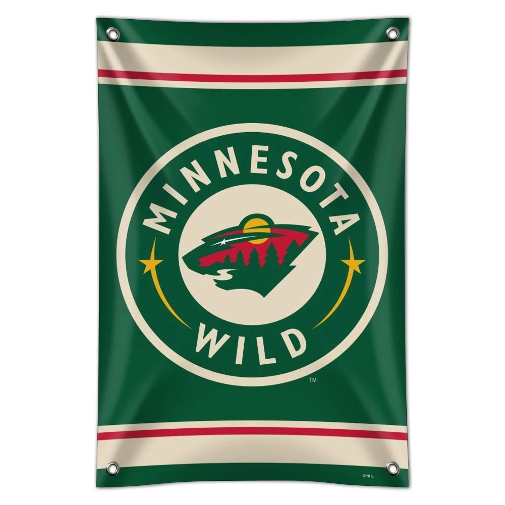 Minnesota Wild NHL Logo Wall Decor - Premium Wooden Hockey Sign for Home, Office, Bar & Man Cave - Perfect Gift for Hockey Fans & Sports Enthusiasts
