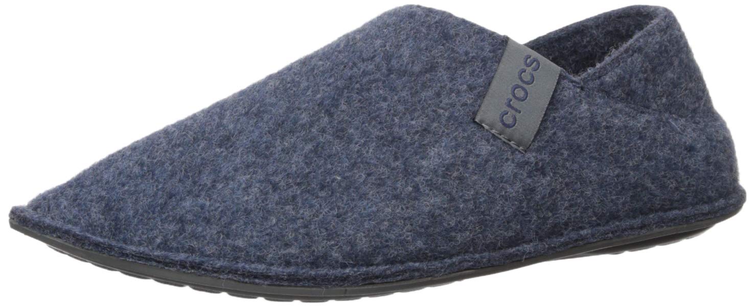 Crocs Men's and Women's Classic Fuzzy Slippers - Comfortable Convertible Indoor/Outdoor House Shoes for Relaxing at Home or Quick Errands