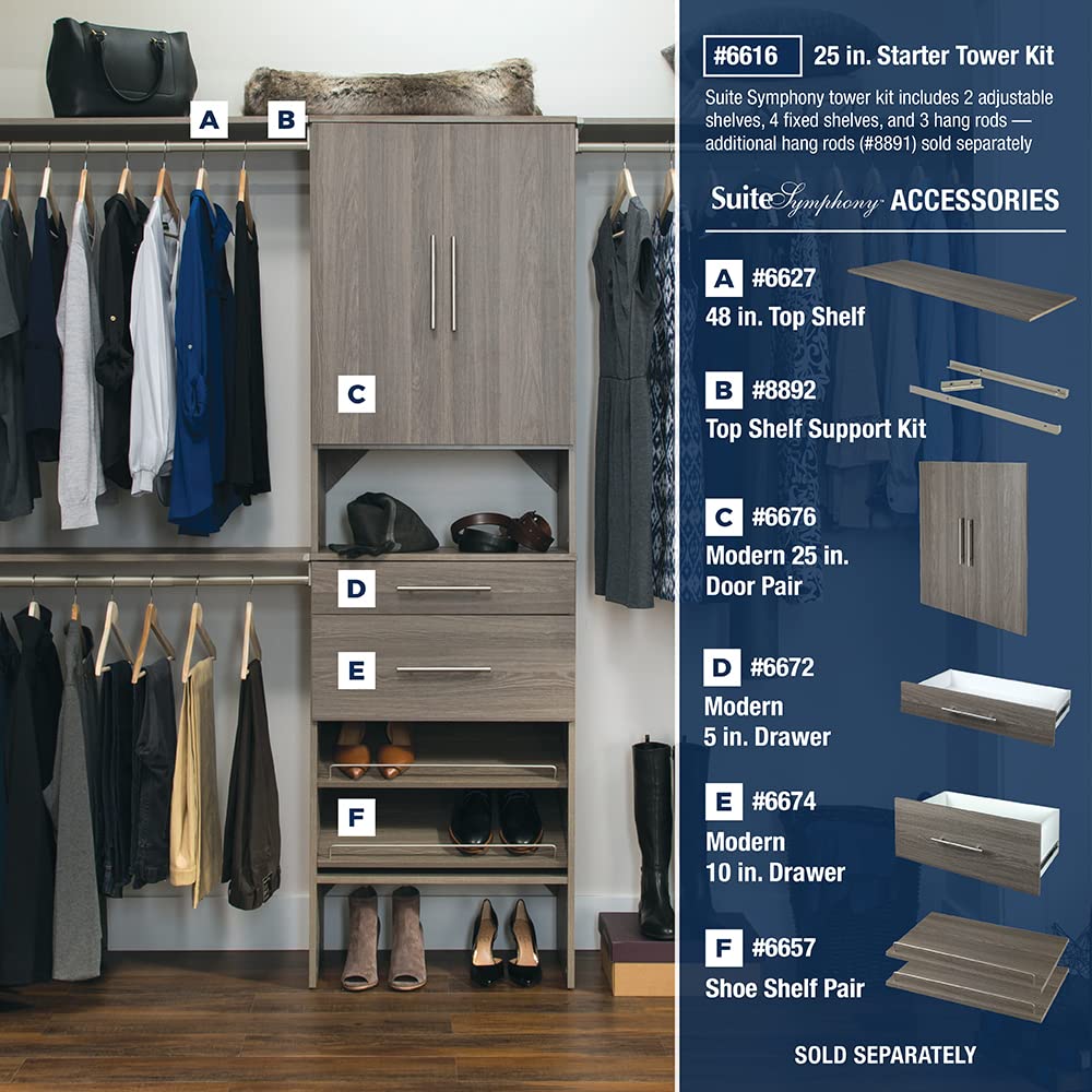 ClosetMaid SuiteSymphony Wood Closet Drawer - 25