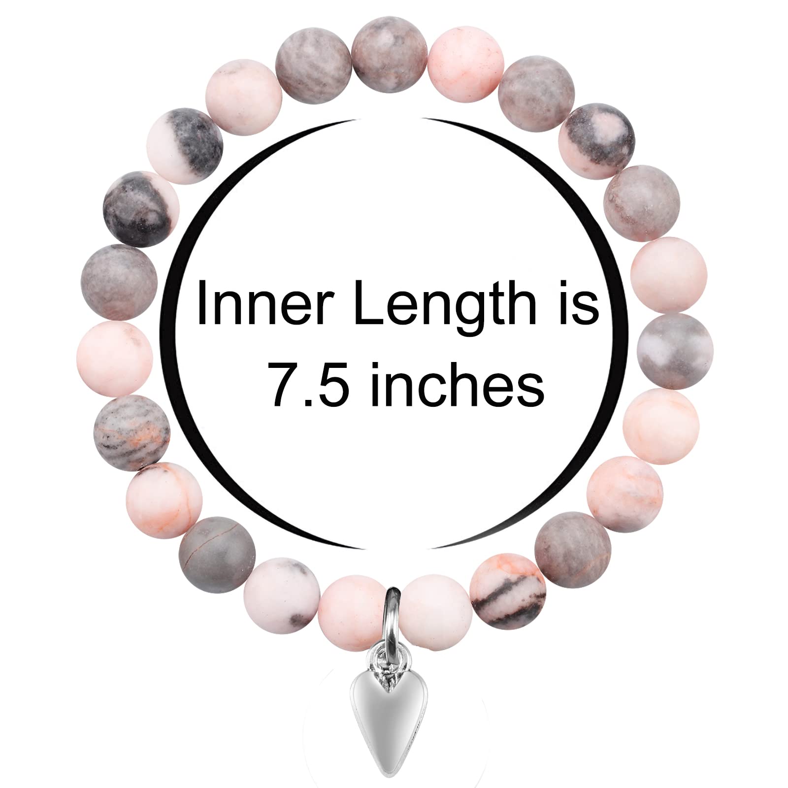 Amethyst Healing Bracelet for Women - Anxiety Relief & Positive Energy Crystal Prayer Beads | Post-Surgery Recovery Gift, Wellness Jewelry for Stress Relief & Emotional Balance | Perfect for Meditation, Yoga & Daily Wear
