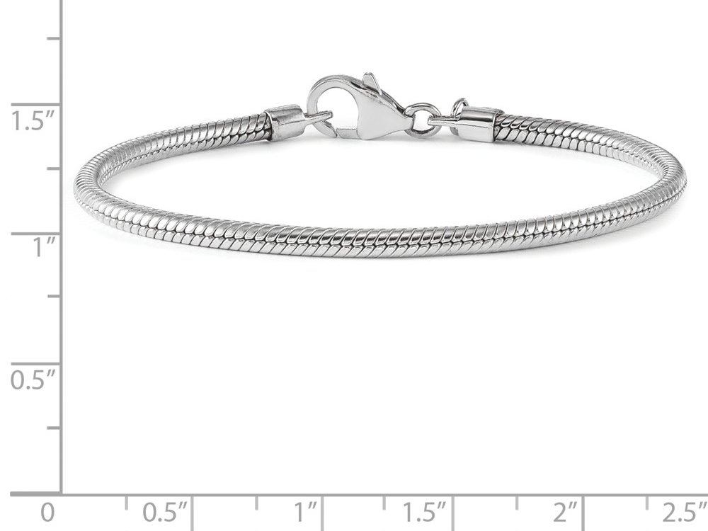 Sterling Silver Lobster Clasp Bead Bracelet for Women - Elegant Adjustable Jewelry Gift for Birthday, Anniversary & Special Occasions