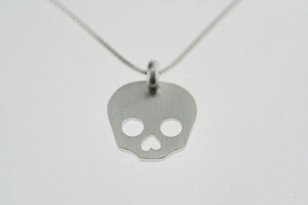 Little Skull Necklace - Sterling Silver Gothic Jewelry for Women & Men | Perfect for Halloween, Punk Fashion & Everyday Wear
